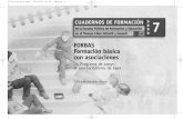 FORBAS Formación básica con ... - Comunidad de Madridformación de mediadores sociales especializados en el trabajo con j óvenes y la formaci ón de formadores dentro del ámbito