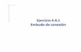 Ejercicio 4.4.1 Embudo de conexión - Universitat Jaume Icad3dconsolidworks.uji.es/t2/54.pdf · deben ser curvas planas Debe determinar la distancia “A” necesaria para ajustar