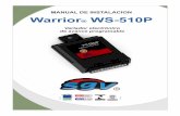 MANUAL DE INSTALACION Warrior WS-510P - SGV Gassgvgas.com/wp-content/uploads/2016/12/Warrior-WS510p.pdfde mariposa (ver diagrama de conexión) y configurando en el software el ...
