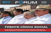 FRENTE CÍVICO SOCIAL · ración de un programa de gobierno que propicie la participación ciudadana y conformar el Frente Cívico y Social. ... Frente Cívico Social, el día 22
