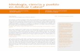 Ideología, ciencia y pueblo en Amílcar Cabral · 2018-11-08 · 135 Ideología, ciencia y pueblo en Amílcar Cabral * * Este artículo fue publicado por primera vez en portugués