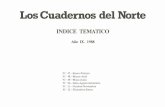Los Cuadernos del Norte - cvc.cervantes.es · Carlos LOSILLA Florencio FRIERA Luis DíEZ TEJÓN Guillermo LORENZO GONZÁLEZ El Marqués de T AMARóN Francisco GARCÍA PÉREZ Carlos