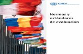 Normas y estándares de evaluación · oficiales de las Naciones Unidas (árabe, chino, español, francés, inglés y ruso). Por lo tanto, hemos decidido proceder a su reimpresión