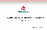 Resultados al cuarto trimestre de 2010ri.pemex.com/files/content/dcf_ccw_0410_e_webcast_110301.pdf25 • El monto esperado de deuda a recaudar en 2011 es de alrededor de U.S. $8.0