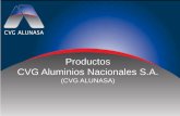 Productos CVG Aluminios Nacionales S.A. - e-Industria.comeléctricos y en la industria metalmecánica Producto suplido por CVG ALUNASA. 1. Discos, láminas y flejes ... Foil para la