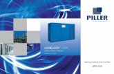 UNIBLOCK UBR - Piller · exigencias a través de características tales como. Piller cuenta con muchos años de experiencia en funcionamiento a escala internacional en el suministro