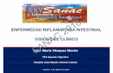ENFERMEDAD INFLAMATORIA INTESTINAL VISIÓN DEL CLÍNICO · ENFERMEDAD INFLAMATORIA INTESTINAL VISIÓN DEL CLÍNICO Juan María Vázquez Morón FEA Aparato Digestivo Hospital Juan