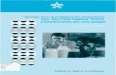 ESTUDIO DE CARACTERIZACION OCUPACIONAL ---•• • CONFECCION EN COLOMBIA · 2018-07-30 · rial del DNP y de la cooperación institucional del programa de textiles de la Universidad