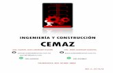 INGENIERÍA Y CONSTRUCCIÓN CEMAZcemaz.com.mx · Medición de Resistencia de Puesta a Tierra. 12. Estudio de Termografía infrarrojo para detección de puntos calientes, de tableros