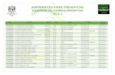 ASPIRANTES PARA PRESENTAR EXAMEN DE CONOCIMIENTOS …pcbiol.posgrado.unam.mx/assets/admision/2019-1/web_lugar... · 2020-02-04 · ASPIRANTES PARA PRESENTAR EXAMEN DE CONOCIMIENTOS