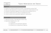 Tema 1 Tipos Abstractos de Datosmcast/ESDATOS/TADS/Ttema1_0506.pdf · 2017-05-28 · Estructuras de Datos II I.T. en Informática de Gestión/Sistemas Universidad de Huelva 7 Tema