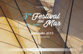 Dossier de carpas - Santander Festival del Mar · 2019-08-02 · 3º Festival del Mar Miércoles 11 de septiembre Jueves 12 de septiembre Viernes 13 de septiembre Sábado 14 de septiembre