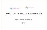 DIRECCIÓN DE EDUCACIÓN ESPECIAL“N-ESPECIAL-201… · constituyen andamiajes planificados desde el sistema educativo para propiciar la inclusión de estudiantes con discapacidad.