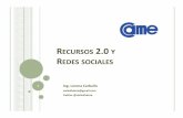 RECURSOS 2.0 Y REDES SOCIALESejemplodeclase.yolasite.com/resources/CAME... · Los canales de comunicación ... En Argentina un sito de consulta frecuente es además de otros espacios