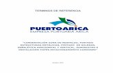 TERMINOS DE REFERENCIA - Puerto Aricapuertoarica.cl/Web/uploads/licitaciones/2018/PUB11/TR...de los trabajos se detallan en los presentes Términos de Referencia TDR. El Contratista
