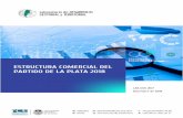ESTRUCTURA COMERCIAL DEL PARTIDO DE LA PLATA 2018 · peso económico (82% del PBG) se encuentra en este grupo de actividades. Dentro del sector servicios, La Plata se destaca por