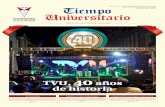 TVU, 40 años de historia - Universidad Mayor de San Simónde historia Órgano Oficial de la Universidad Mayor de San Simón Año 2 - N° 13, Nueva Época, Junio 2018 ... símbolo