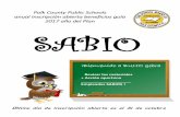 Polk County Public Schools SABIO · 2016-10-18 · Requisitos de elegi-bilidad para los em-pleados cubiertos Para ser un empleado elegible, una persona debe ser un empleado de “bona