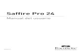 Saffire Pro 24...4 Introducción Le agradecemos la adquisición de la interfaz Saffire Pro 24, un producto perteneciente a la familia de interfaces profesionales Firewire multicanal