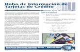Robo de Información de Tarjetas de Crédito Briefs/spanish/credit... · New Jersey Division of Consumer Affairs 800-242-5846 Revised 2/2/18 Mensaje para el Consumidor (Credit Card