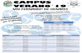 PRECIOS - Tenis y Padel San Fernando · ritmicasanfernandodehenares@gmail.com precios campus campus + acogida campus + comedor campus + comedor + acogida 24/6 al 28/6 2/9 al 6/9 65€