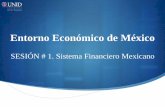 Entorno Económico de México - UNID · Comisión Nacional de Seguros y Fianzas (CNSF) 3. Comisión Nacional del Sistema del Ahorro Bancario (CONSAR) 4. ... El Banco de México tendrá