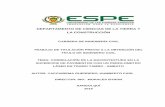 DEPARTAMENTO DE CIENCIAS DE LA TIERRA Y LA …repositorio.espe.edu.ec/bitstream/21000/11880/1/T-ESPE-053298.pdf · Ensayo de Mancha de Arena en diferentes superficies de pavimento