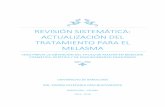 reViSión sistemática: actualización del tratamiento para ...semcc.com/master/files/Melasma - Dra. Diaz.pdf · hormonas, procesos inflamatorios, embarazo, medicamentos, etc., que