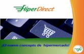 ¡El nuevo concepto de hipermercado!QR5nouyH5...y droguería por internet. Actualmente, el 52% de los hogares españoles tienen contratada la conexión a internet. Volumen de negocio