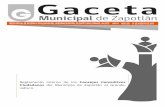 Municipal de Zapotl n...V.- En ese orden de ideas, debe mencionarse que los órganos establecidos en el artículo 6° del Reglamento Interno de los Consejos Consultivos de Zapotlán