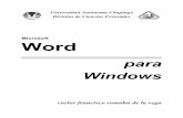 Microsoft Word - Universidad Autónoma Chapingodicifo.chapingo.mx/pdf/publicaciones/word_para_windows... · 2019-06-03 · Elementos de la ventana de Word en vista diseño de impresión.