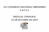 LVI CONGRESO NACIONAL ORDINARIO S.N.T.S.S. SALTILLO ...sntss-qroo.org/store/files/Noticias/avances-y-logros-2017pdf.pdfDE LA CAJA DE PREV. Y AHORROS DEL SNTSS: REINAUGURACIÓN COLIMA,COL.