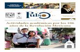 Actividades académicas por los 106 años de la Revolución ... · años de la Revolución Mexicana El ser humano no es el centro del mundo. DIRECTORIO unam ... de “problematizar