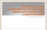 DESARROLLO DE INGENIEROS DE SERVICIO MEDIANTE MODELO DE …joyglobal.smartm.cl/conftecnica/pres/15/7.pdf · + Plan de entrenamiento y capacitación permanente. ... (RCA) , Mantenimiento