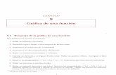 CAPÍTULO 9 - Universidad Autónoma Metropolitanacanek.uam.mx/Calculo1/Teoria/Graficas/FTDeFuncion.pdfCAPÍTULO 9 Gráﬁca de una función 1 9.1 Bosquejo de la gráﬁca de una función