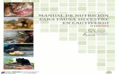 MANUAL DE NUTRICIÓN PARA FAUNA SILVESTRE EN CAUTIVERIOfunpza.minec.gob.ve/wp-content/uploads/2016/09/Manual-de-Nutrición-II... · El siguiente ^Manual de Nutrición para Fauna Silvestre
