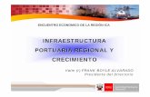INFRAESTRUCTURA PORTUARIA REGIONAL Y CRECIMIENTO · Articulación con las carreteras nacionales y el sistema fluvial de la amazonía Tarifas competitivas, puerto seguro Zonas de Actividades