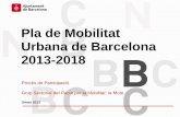 Pla de Mobilitat Urbana de Barcelona 2013-2018...59 MOBILITAT EFICIENTRati cotxes/motos de les places d'aparcament en calçada 5,01 4,00 2,62 236,6% 62 MOBILITAT EFICIENT% de motocicletes