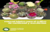 manual básico para el cultivo de cactáceas y suculentas · 2019-01-17 · manual básico para el cultivo de cactáceas y suculentas: Manual Básico para Cultivo de Cactáceas y