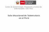 Sala situacional de Tuberculosis en el Perú · Distribución de caso de trabajadores de Salud afectados con Tuberculosis. Según áreas de trabajo. Perú 2013-2018* Tuberculosis