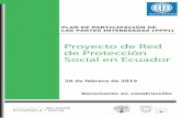 Proyecto de Red de Protección Social en Ecuador · 5.2 Implementación del proyecto ... El Marco Ambiental y Social MAS del Banco Mundial BM busca establecer el compromiso del BM