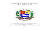 REPÚBLICA BOLIVARIANA DE VENEZUELA · El Decreto con Rango, Valor y Fuerza de Ley Orgánica de la Administración Financiera del Sector Público vigente desde el 1° de enero de