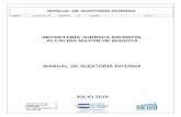 SECRETARÍA JURÍDICA DISTRITAL ALCALDÍA MAYOR DE BOGOTÁ · 2019-10-28 · auditables. b. ALCANCE DEL MANUAL El presente manual comprende la definición de las etapas y procedimientos