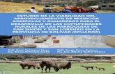 ESTUDIO DE LA VIABILIDAD DEL APROVECHAMIENTO DE … · 2018-01-07 · estudio de la viabilidad del aprovechamiento de residuos agrÍcolas y ganaderos para el desarrollo de las comunidades