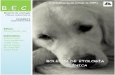 BOLETÍN DE ETOLOGÍA CLÍNICA - Gretcagretca.com/wordpress/wp-content/uploads/2018/06/Boletin_1.pdf · el grupo de etología de AVEPA para continuar con la excelente labor que se
