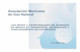 Asociación Mexicana de Gas Natural - Inicio | Wecmex · 2012-09-20 · transporte y distribución de gas natural en méxico transporte 127 12,036 $2,038.06 acceso abierto 19 11,316
