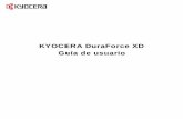 KYOCERA DuraForce XD Guía de usuario...10 Manual del usuario 3. Inserte la batería, primero desde el extremo de los contactos ( ), y presione suavemente hasta colocar la batería
