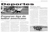 13 de junio de 2005 Deportes - CUAAD · CUCEI y CUAAD se ponen de acuerdo para afinar detalles ... deportivo Vallarta FEU 2005. El evento tiene como objetivo fomentar la práctica
