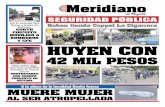 Martes 13 de Agosto de 2019 SEGURIDAD PÚBLICAimpreso.meridiano.mx/edicion/nayarit/2019/08/13/... · motocicleta de la marca Italika, tipo trabajo, color roja con negro, modelo 2012,