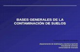 BASES GENERALES DE LA CONTAMINACIÓN DE SUELOSfjmartin/DOCENCIA/Contaminacion.pdf · Evaluación de la acidificación de un suelo sometido a impactos acidificantes: - Variación del